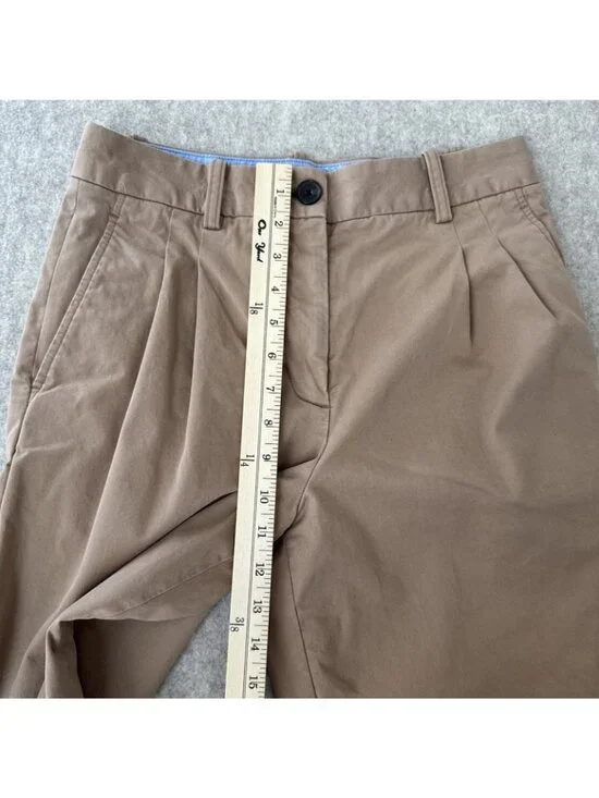 Aritzia Effortless Pant Pleated Tan Wide Leg Full Length Womens 6 - Picture 6 of 15